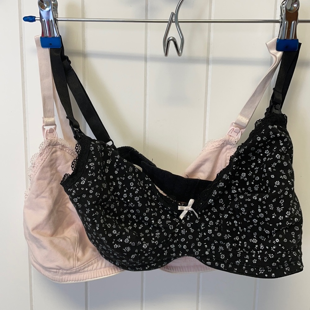 Nursing bras two pack